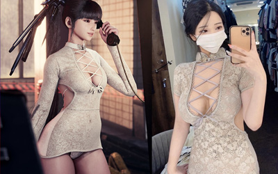 《劍星》新體模尹雪花新服裝‘白珍珠’4K壁紙公開(kāi)，深