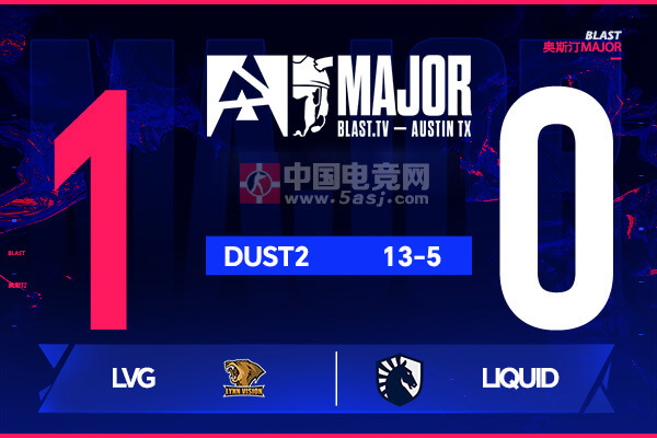 奧斯汀Major戰(zhàn)報：中國力量崛起！LVG 13-5完勝北美豪門Liquid